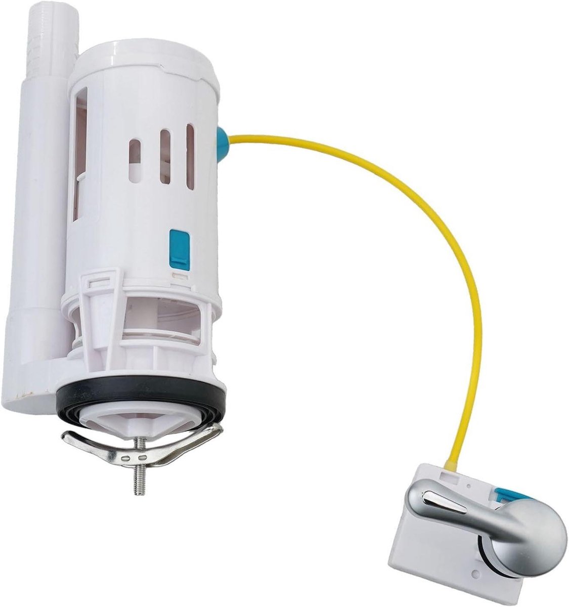 Spoelmechanisme Toilet - Reparatieset - Waterbesparend Spoelen - Verstelbaar Dubbel - 2 Inch - Wit