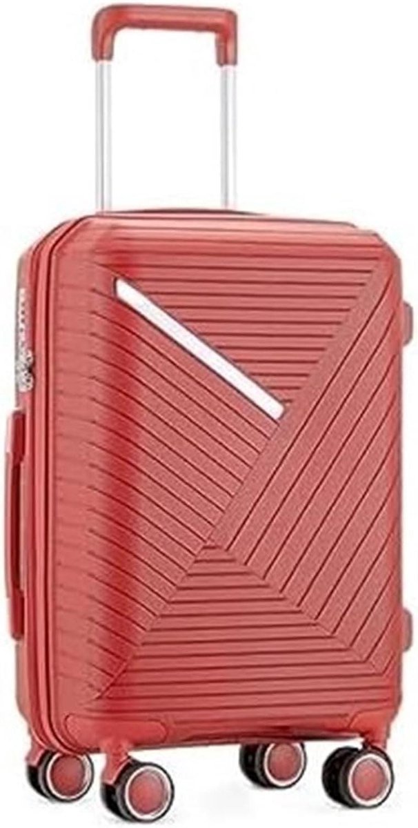 Handbagagekoffer - Reiskoffer Bagage - Reizen Opslag - Krasbestendig PP Materiaal - 28 inch - E