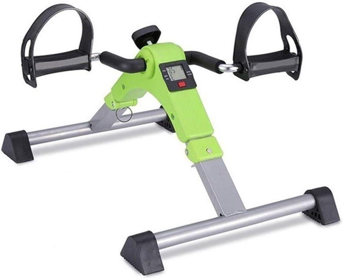 Mini Hometrainer - Fiets Hometrainer - Thuis Fitness - Met Monitor - Stabiel Frame - Groen
