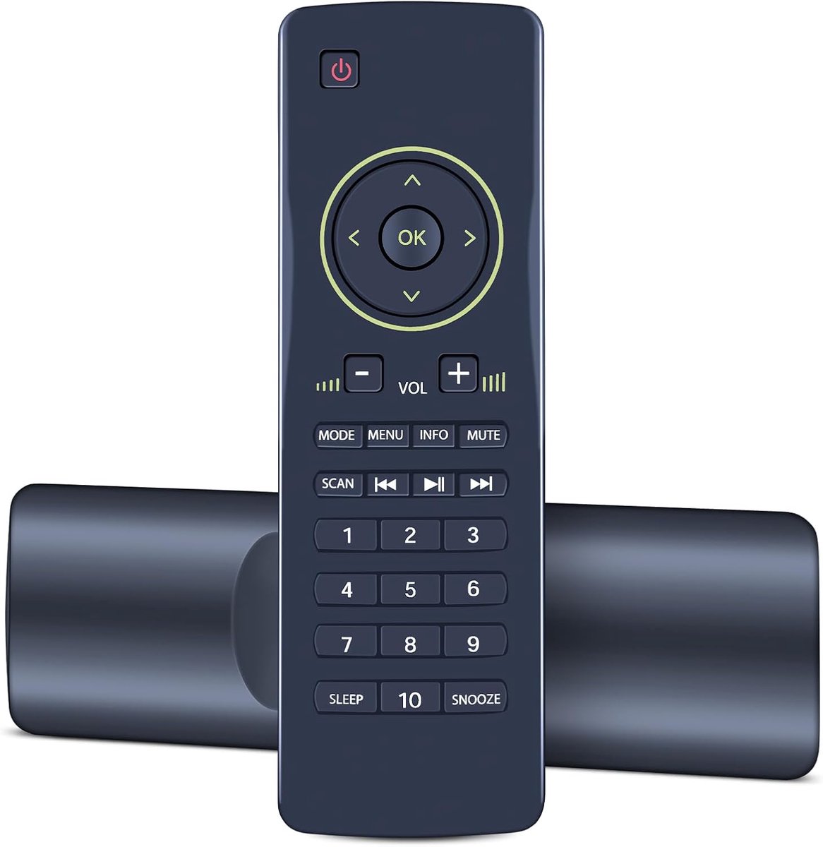 Afstandsbediening - Universele Bediening - TV Box Bediening - Ergonomisch Ontwerp - 14.5 cm - Zwart