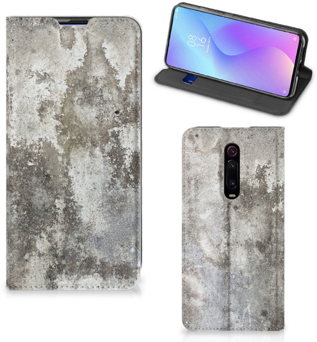 Xiaomi Mi 9T Pro Standcase Beton Print