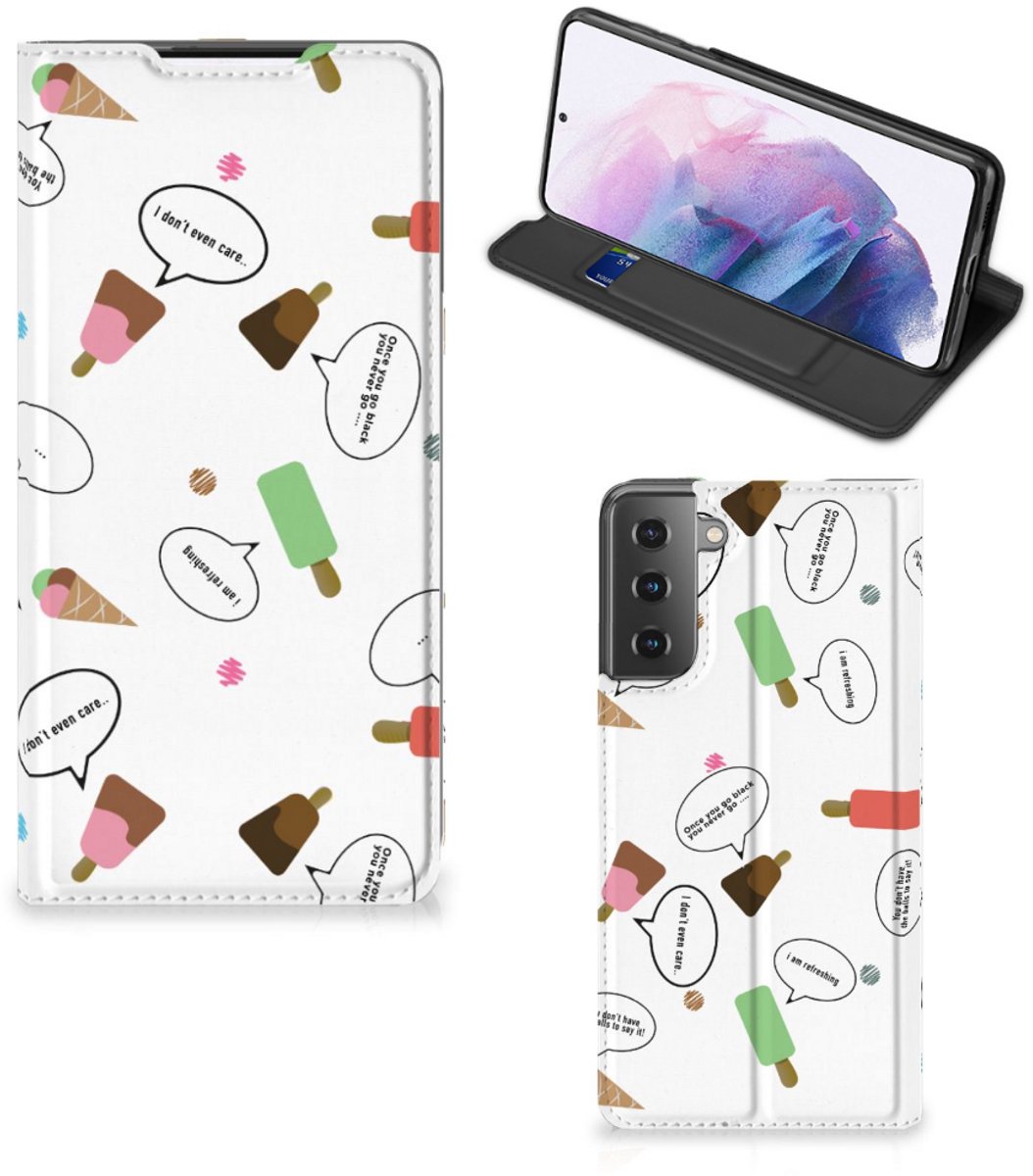 Samsung Galaxy S21 Plus Flip Style Cover IJsjes
