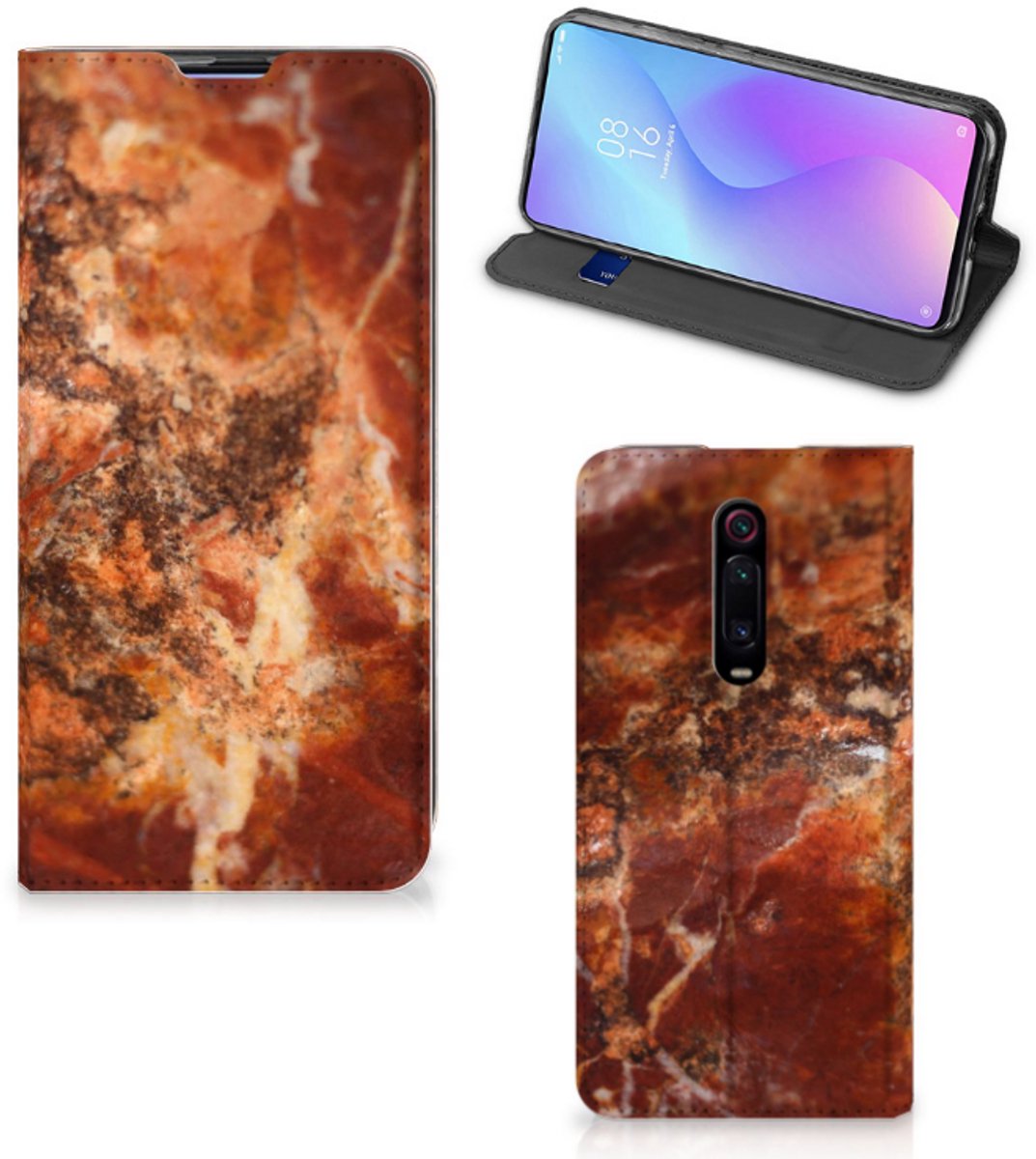 Xiaomi Redmi K20 Pro Standcase Marmer Bruin