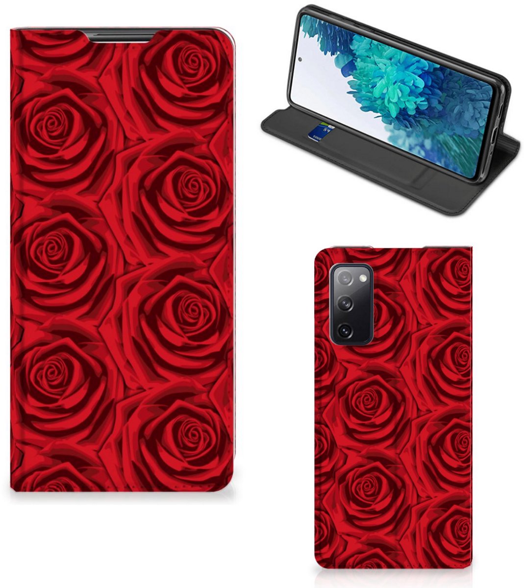 Samsung Galaxy S20 FE Smart Cover Red Roses