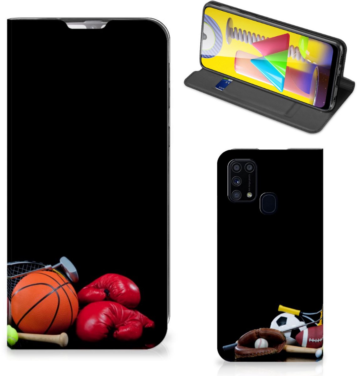 Samsung Galaxy M31 Hippe Standcase Sports