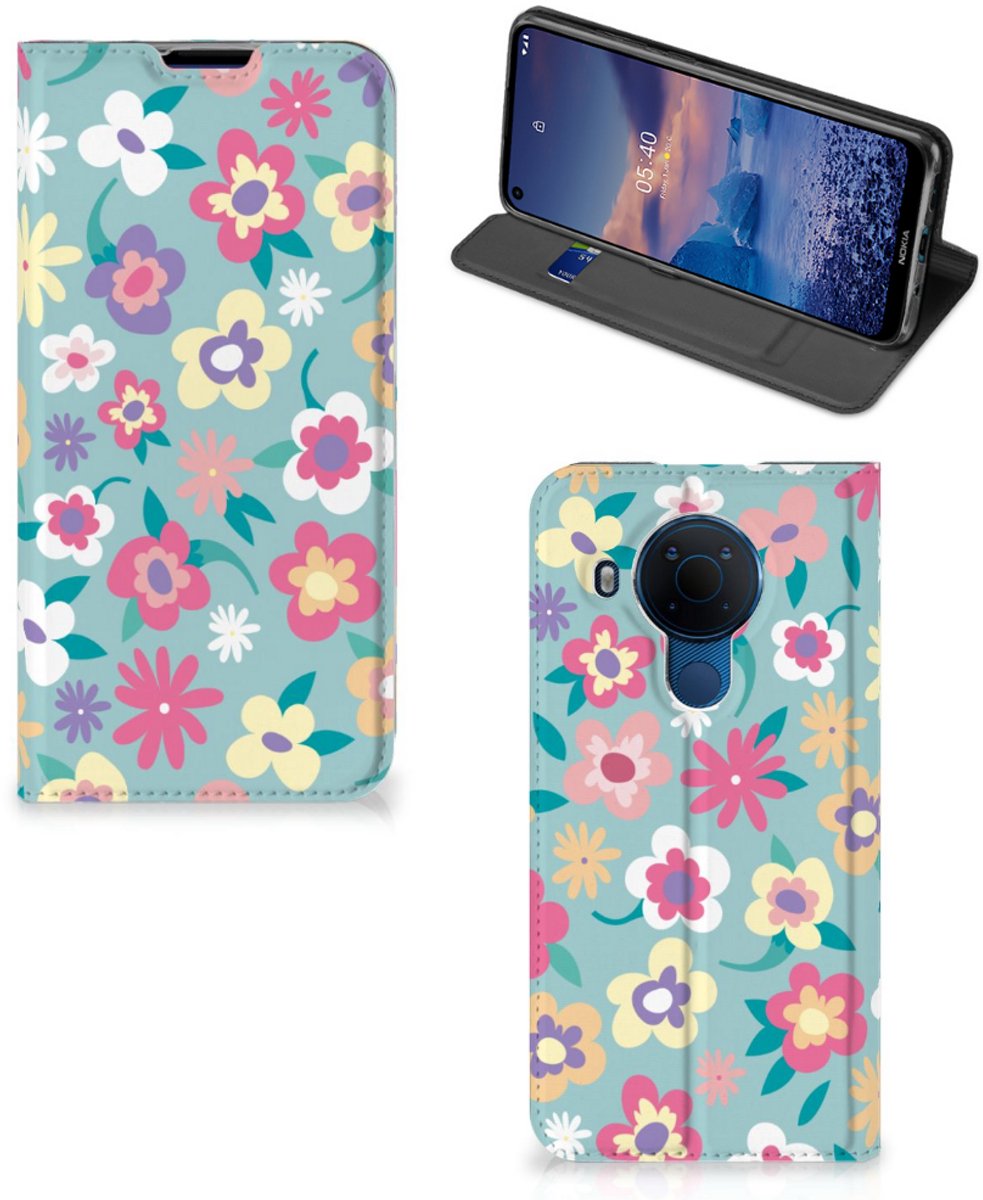 Nokia 5.4 Smart Cover Flower Power