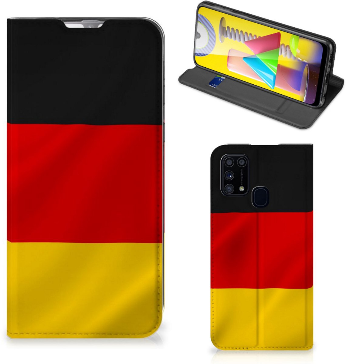 Samsung Galaxy M31 Standcase Duitsland