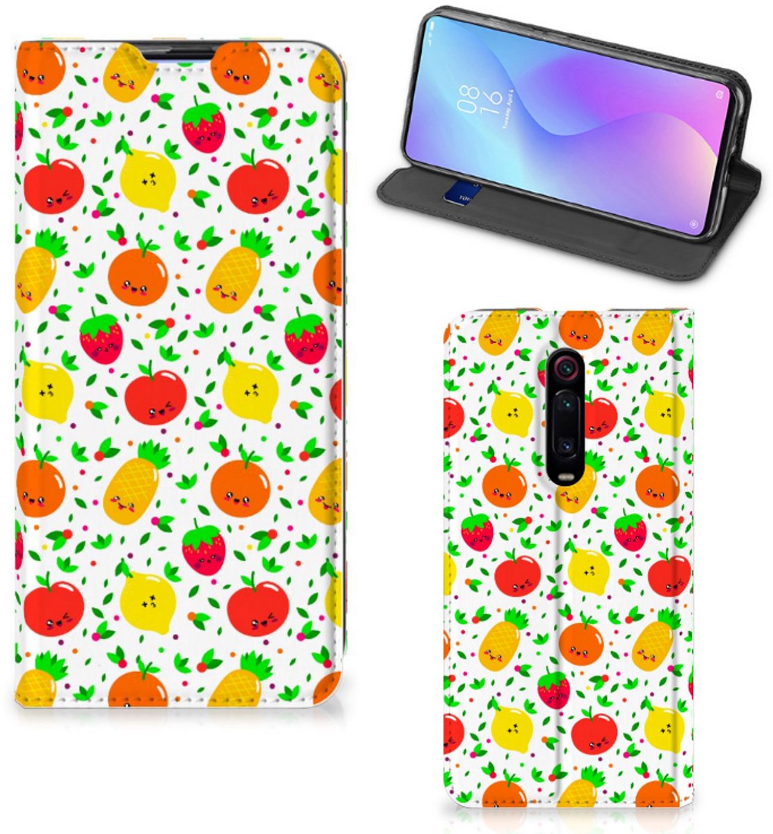 Book Case voor Xiaomi Mi 9T Pro Flip Style Cover Fruits