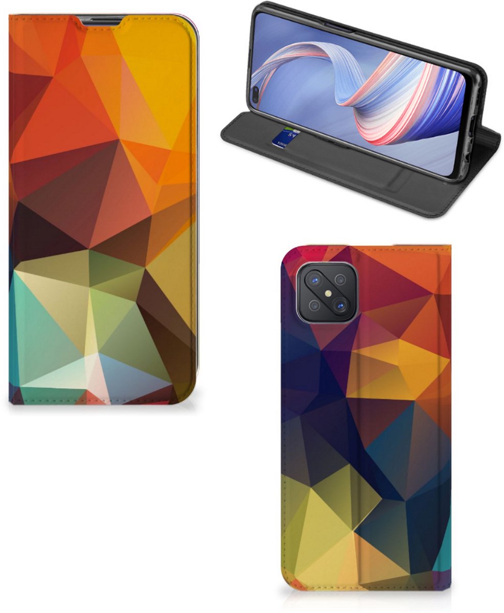 OPPO Reno4 Z 5G Stand Case Polygon Color