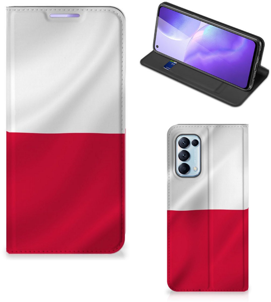 OPPO Find X3 Lite Standcase Polen