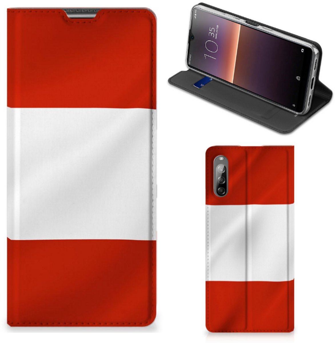 Sony Xperia L4 Standcase Oostenrijk