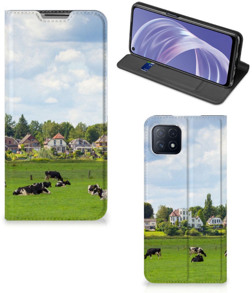 OPPO A73 5G Hoesje maken Koeien