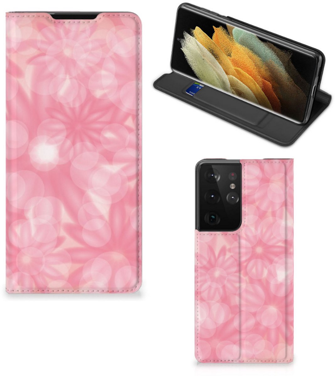 Samsung Galaxy S21 Ultra Smart Cover Spring Flowers