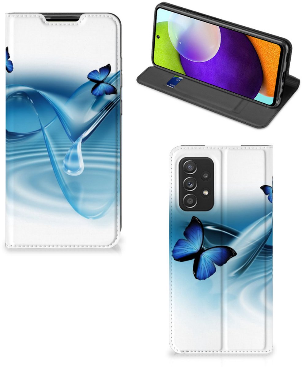 Book Case voor Samsung Galaxy A52 Hoesje maken Vlinders