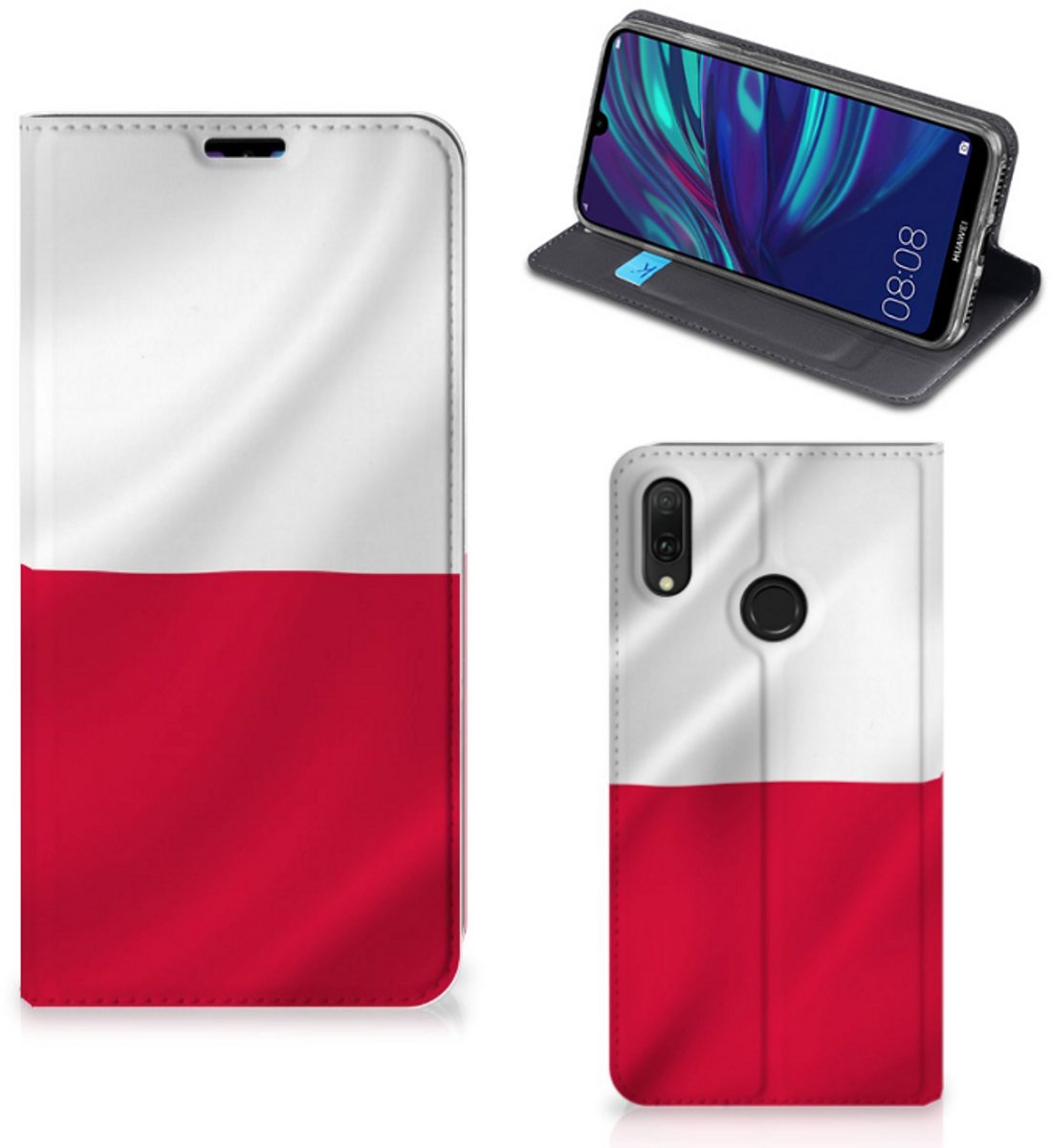 Huawei Y7 hoesje Y7 Pro (2019) Standcase Polen