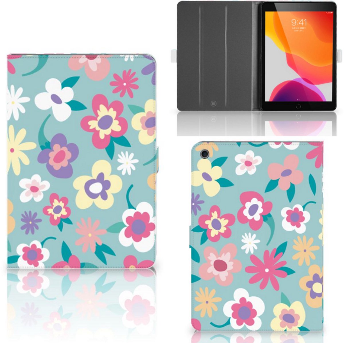 iPad 10.2 2019 | iPad 10.2 2020 | 10.2 2021 Tablet Cover Flower Power