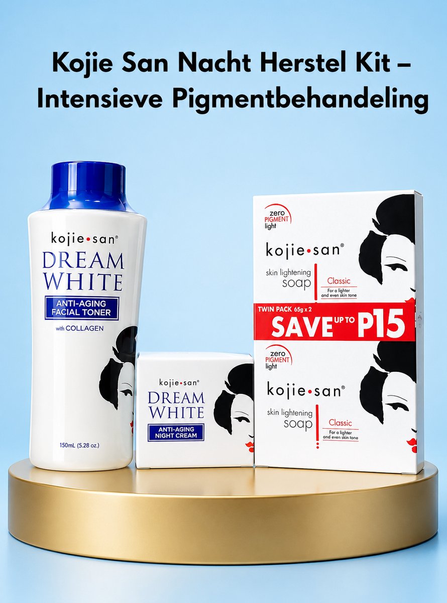 Kojie San Nacht Herstel Kit – Intensieve Pigmentbehandeling