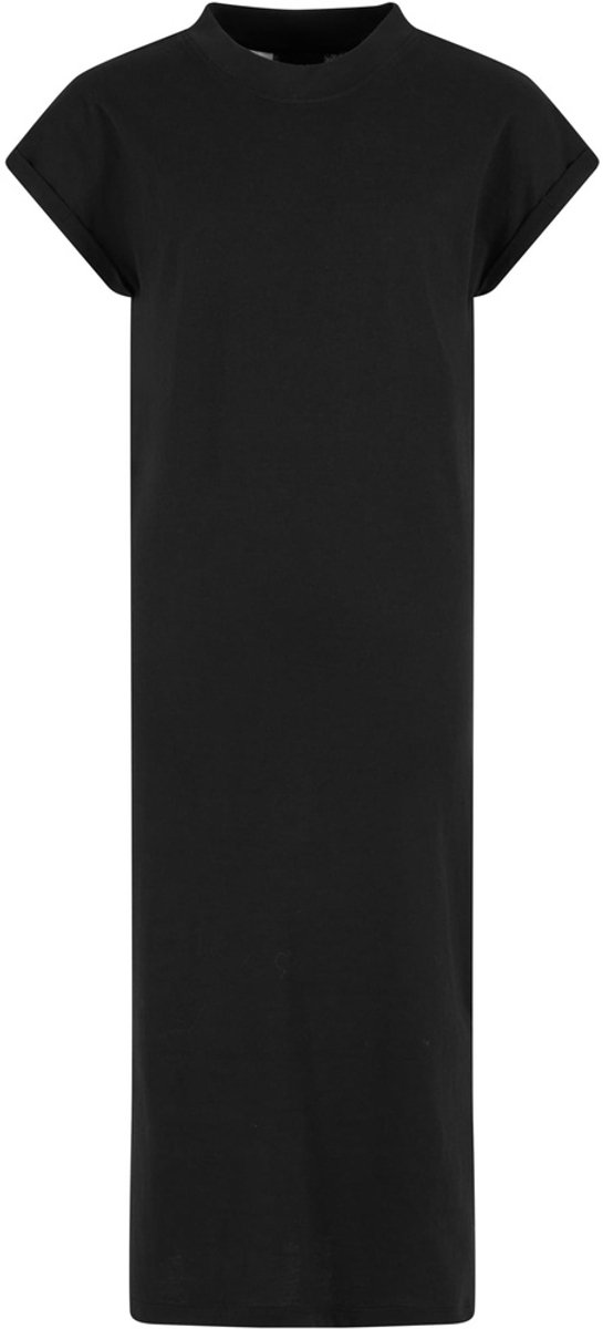 Urban Classics Long Extended Shoulder Kinder Lange jurk Kids 134/140 Zwart