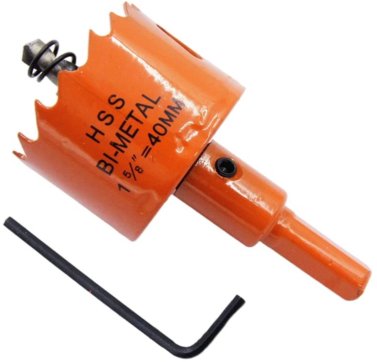 Vlemico - Hole saw - Booraccessoires - Perfect voor hout en drywall - 40 mm - Bimetalen zaagblad - Duurzaam en scherp - Ideaal voor klussers