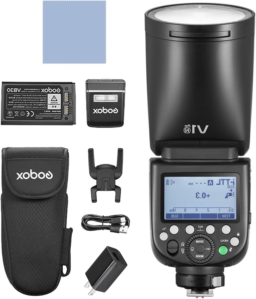 Professionele Speedlite Flitser met M/E-TTL II, HSS 1/8000s en Afneembare Subflitser voor Canon EOS Camera's