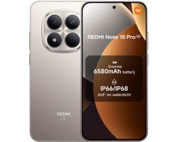 Smartphone-REDMI Note 15 Pro 5G-8GB+512GB-De Kleur Van Titanium