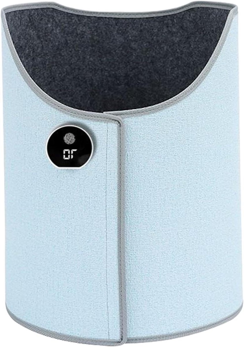 Thermo-voetwikkel - Beenwarmer - Comfortabel Zitten - 5 Warmtestanden - 52 cm - Grijs