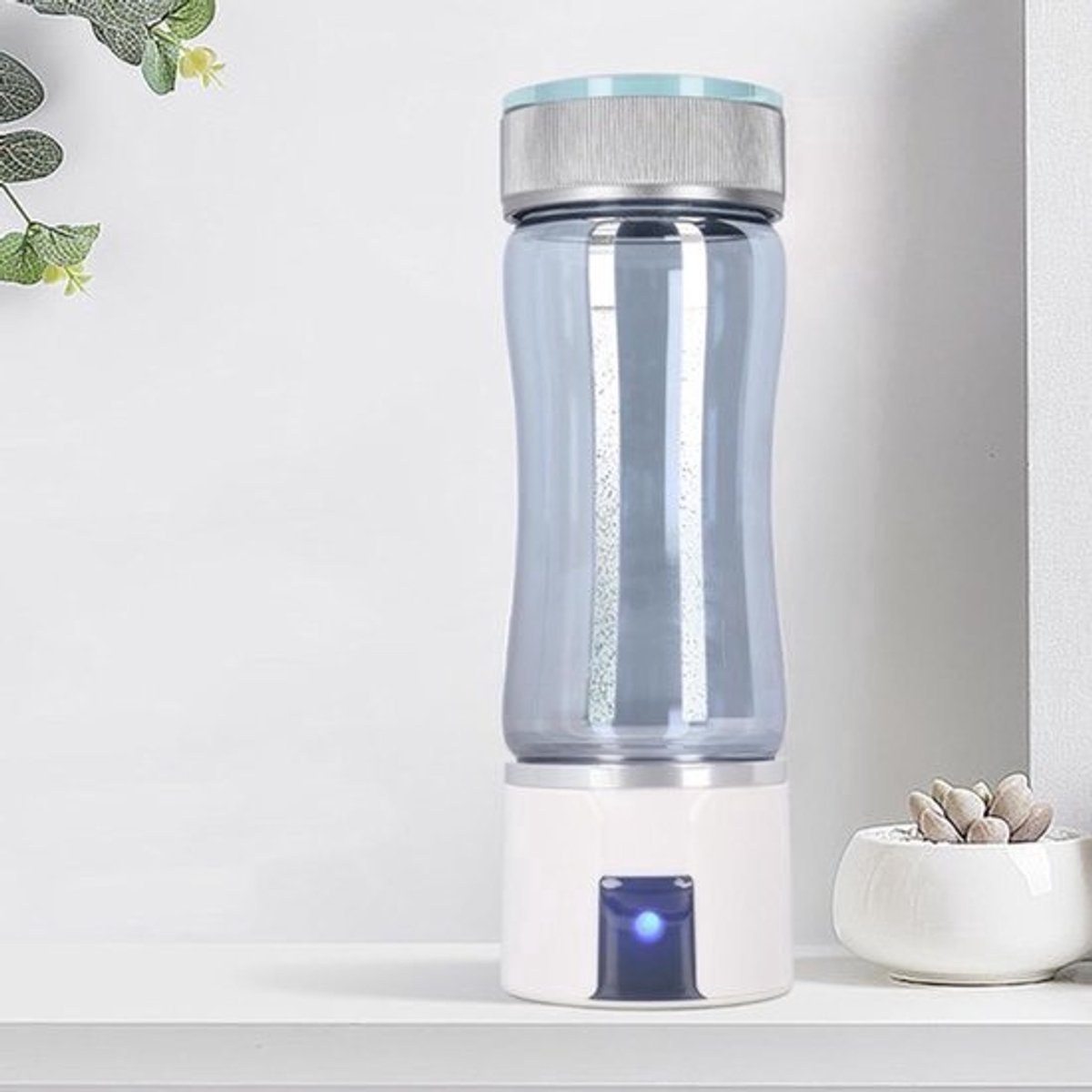 Draagbare Waterstof Watergenerator - 300 ml Waterfles - Hoge Efficiëntie - 3000 PPB