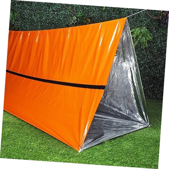 Slaapzak Set - Kampeeruitrusting - Buitenactiviteiten - Waterdicht Ontwerp - 203 cm - Oranje van Merkloos — afbeelding 4