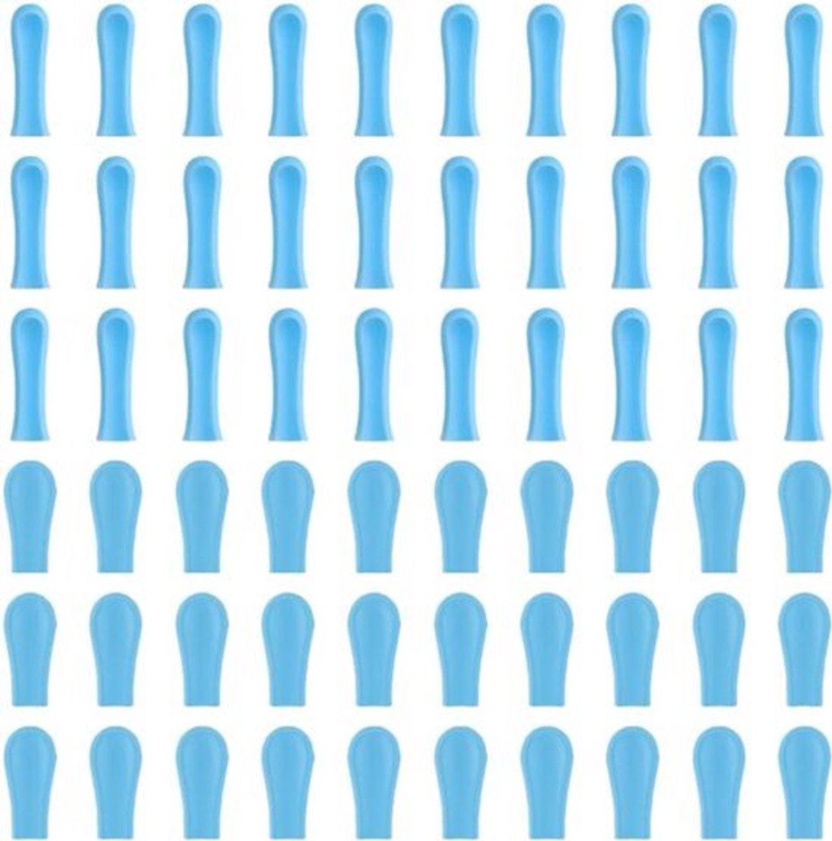 Oor Cleaner Vervanging Tips - 60 Stuks Silicone Oor Wax Verwijdering Spare Tips