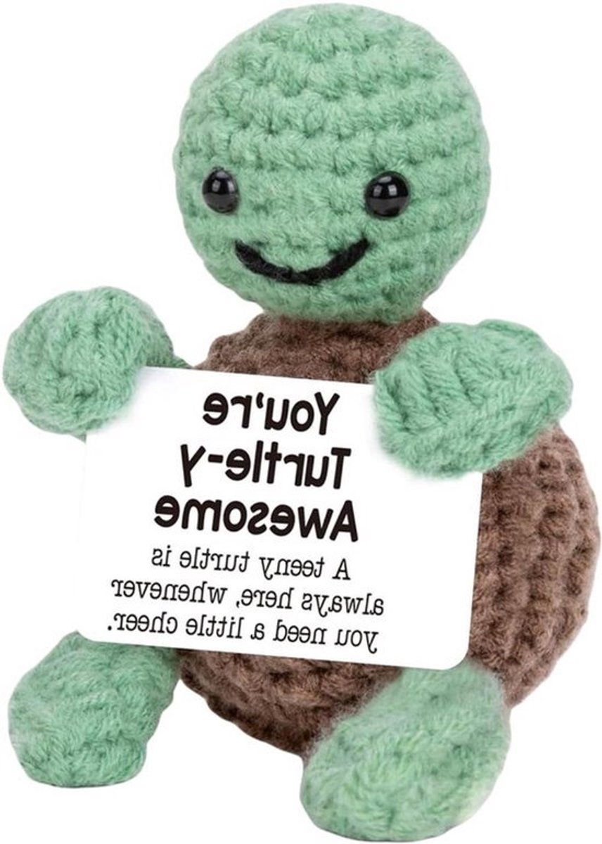 Emotionele ondersteuning schildpadcadeau - Gehaakte knuffeldieren en decoratie