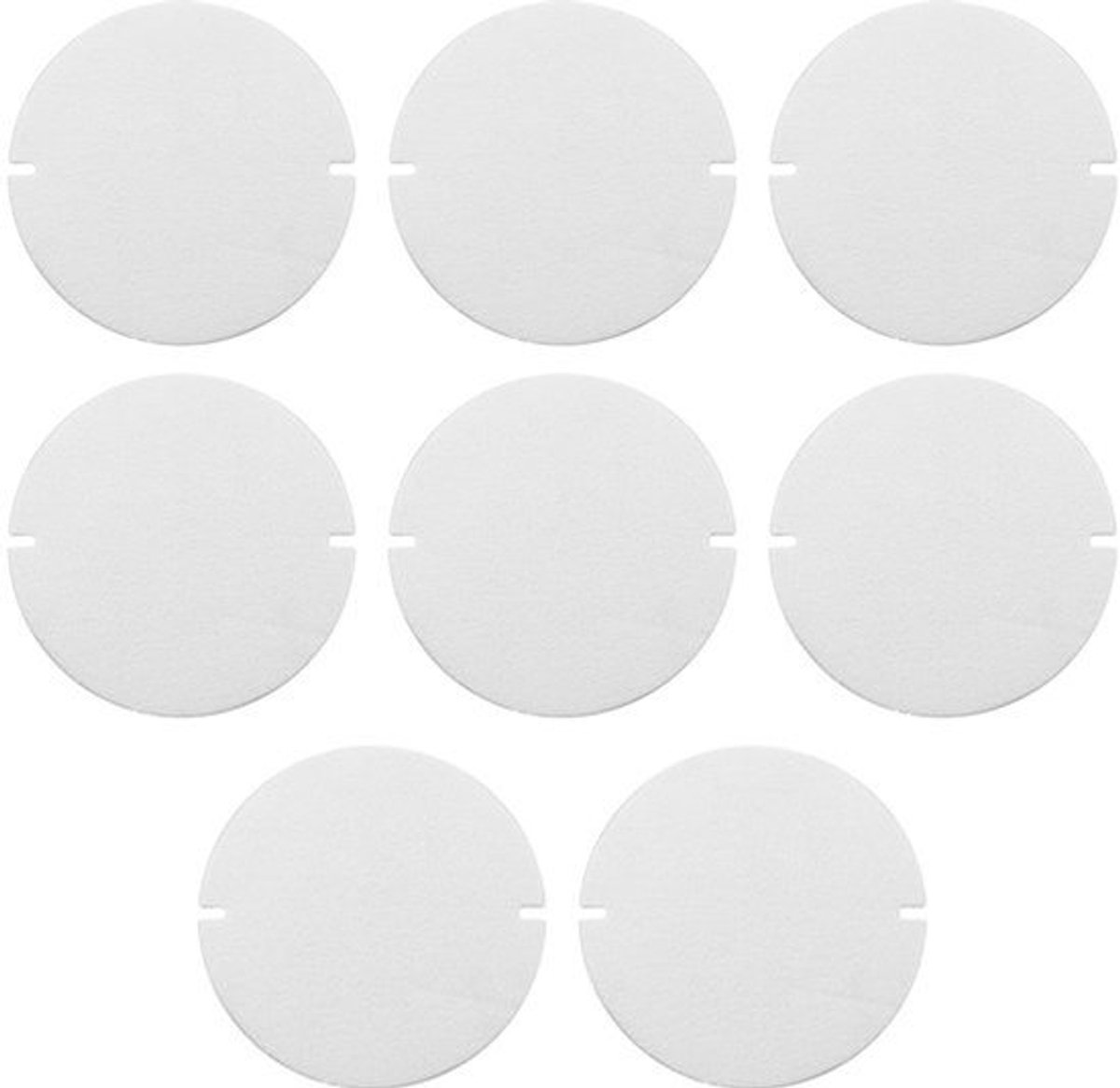 8Stuks Stove Pipe Flap Seal - Hitte-Isolerend Calcium-Magnesium-Silica Vilt - 155X2mm