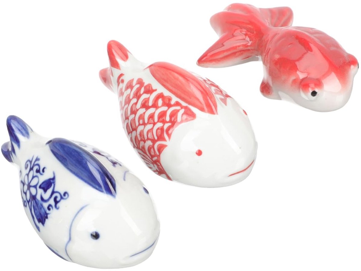 Vlemico - Keramische Drijvende Vissen - Aquariumdecoratie - Miniatuur Figuren - Natuurlijke Sfeer - Vijverdecoratie - Geschikt voor Woonkamer
