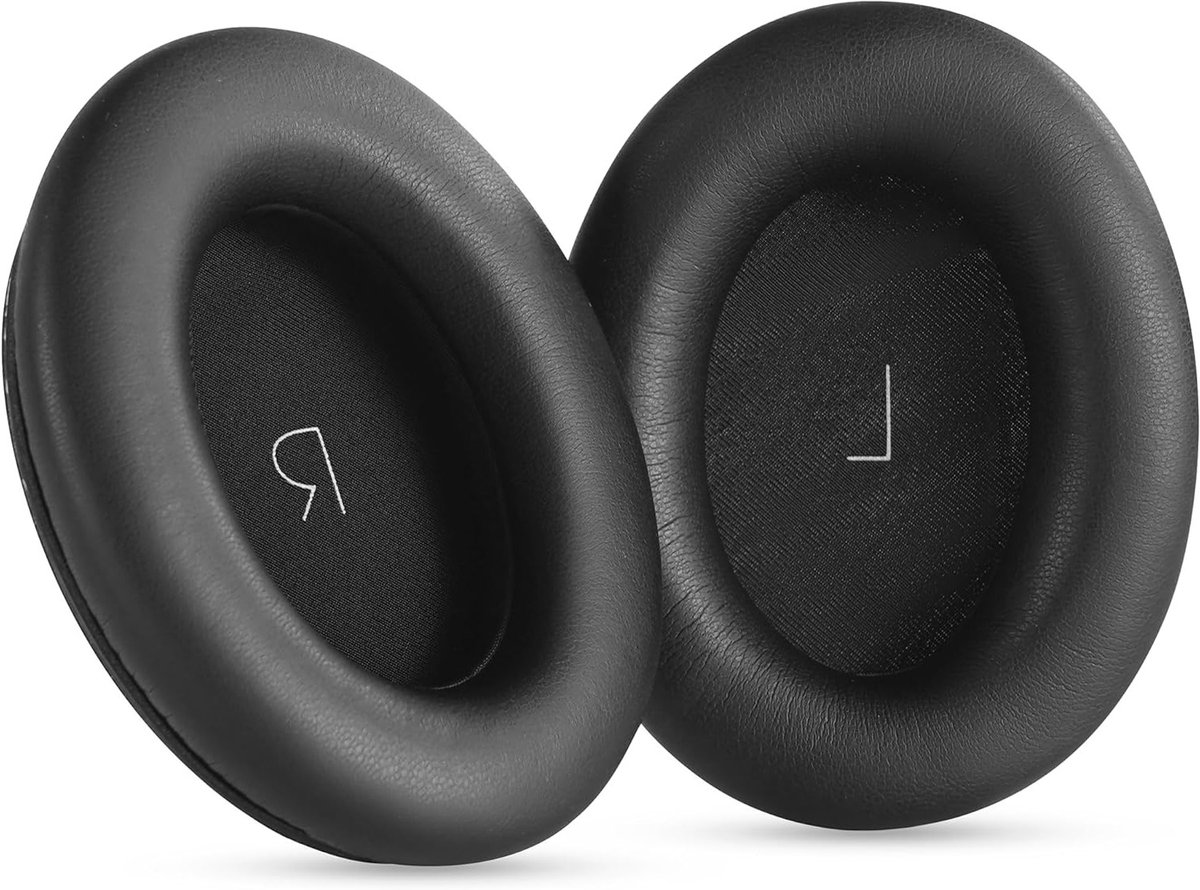 Vervangende Oorkussens voor Draadloze Over-Ear Hoofdtelefoons, Comfortabel en Duurzaam met Echte Leren Afwerking