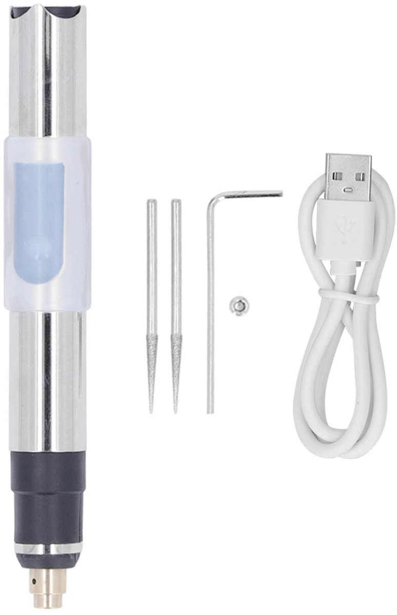 Dailygoods - Draadloze Graveertool - Elektrische Graveertool - USB Oplaadbaar - 25W en 5000-25000RPM - Voor Creatieve Projecten - Compact en Handzaam