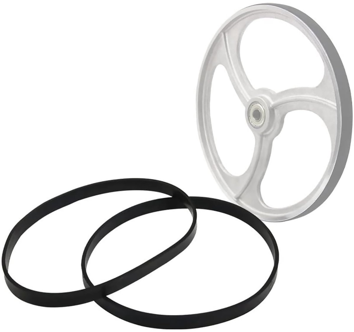 Dailygoods - Bandzaagset - Rubber Band Saw - Set van 2 - Zwart - Non-Slip Band Saw - Geschikt voor houtbewerking - 8 inch