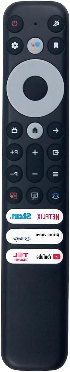 Afstandsbediening - Vervanging Afstandsbediening - TV Bediening - Geen Programmering Nodig - 10 Meter Bereik - Zwart