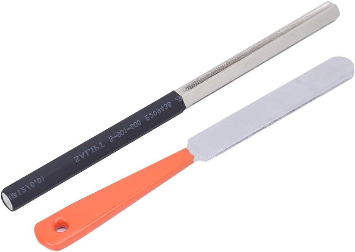Gitaar Frets Vijl - Gitaar Onderhoud Vijl - Gitaar Onderhoud - Roestvrij Staal - 19.5 cm - Zilver