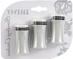 Mengkwasten - Blender Daubers - Scrapbooking - Ronde Schuimapplicator - 3 stuks - Wit