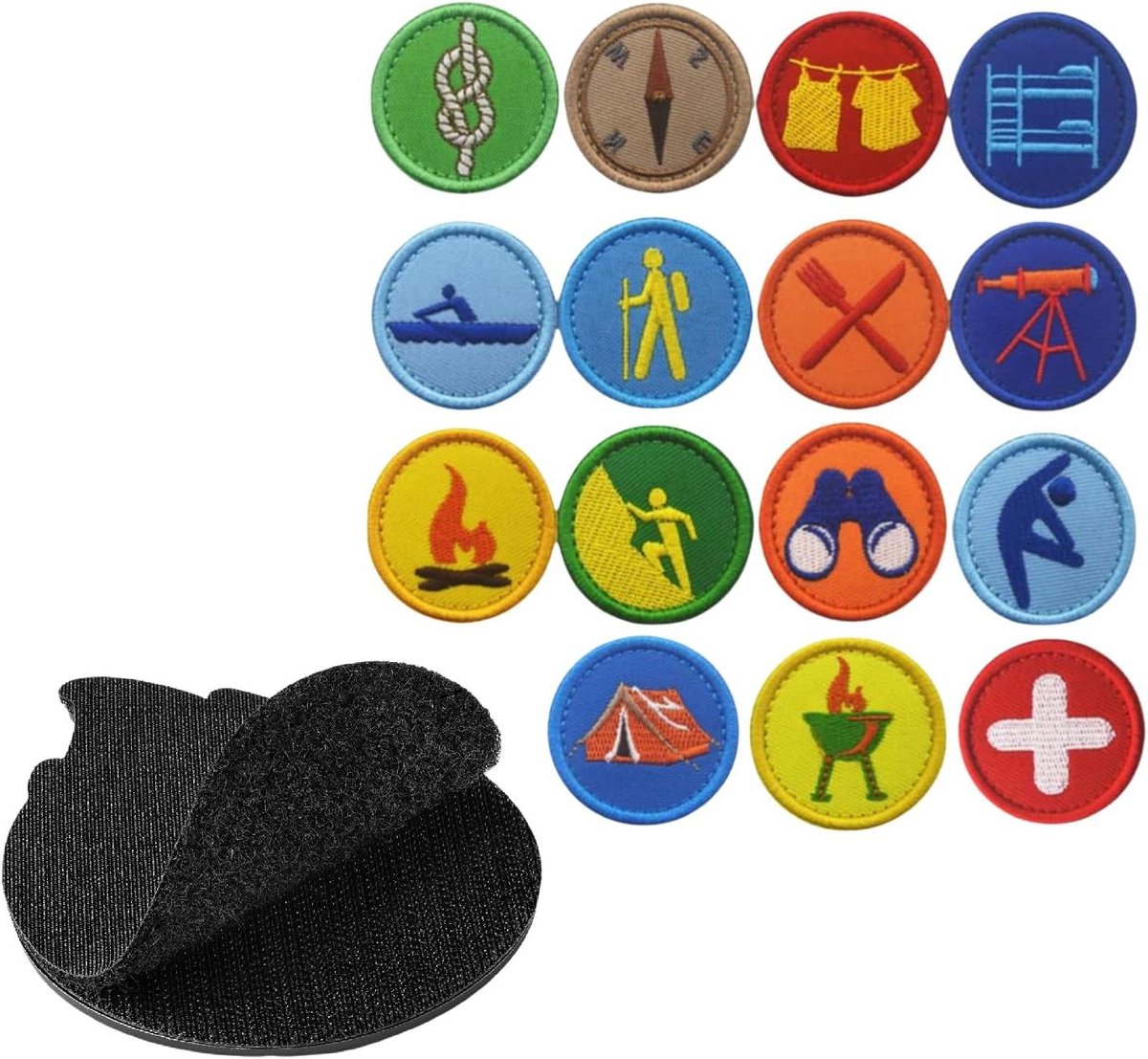 Badge Award Moedig - Moreel Badge - Studenten Belonen - Klittenband Bevestiging - 15 stuks - Niet gespecificeerd