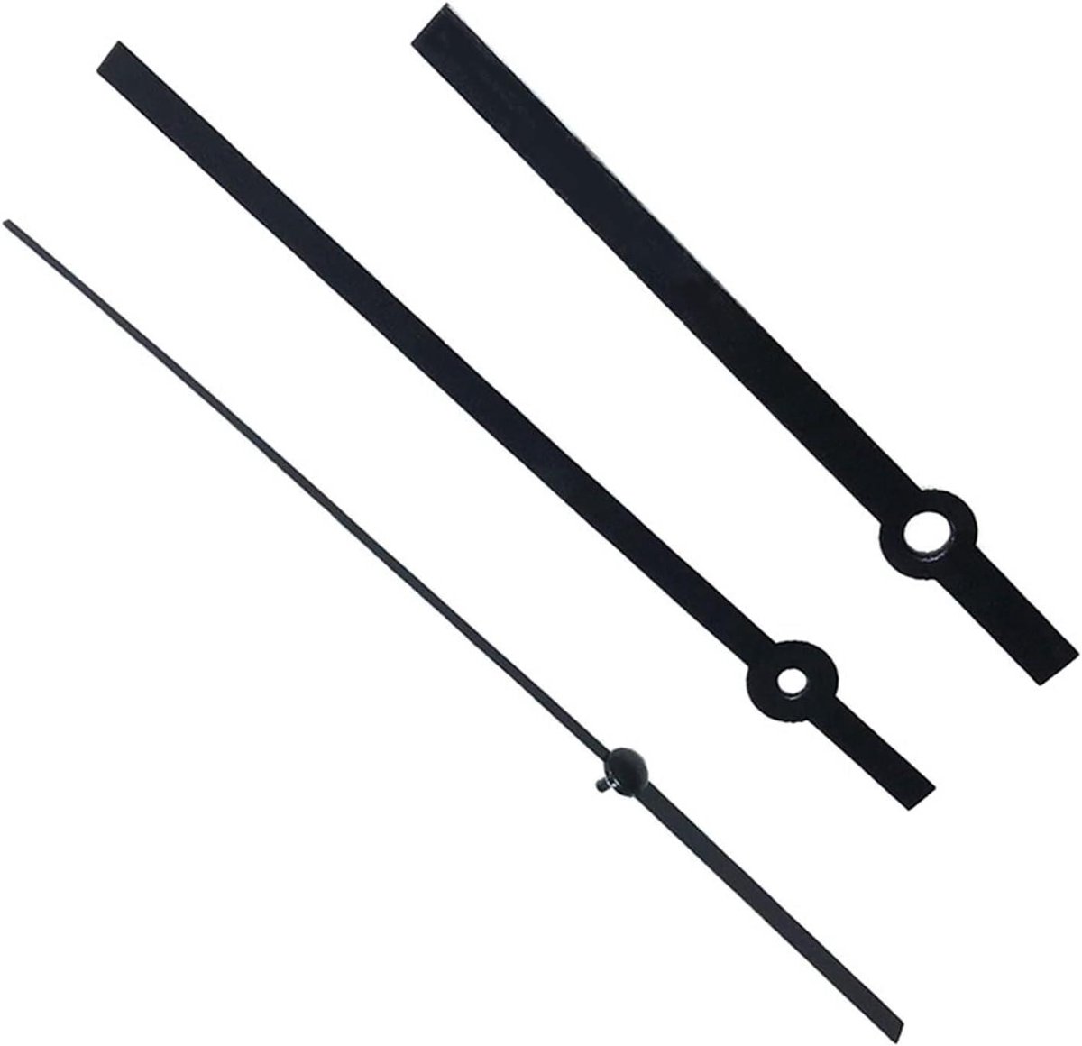 Klok Handen Reparatie Kit - Wandklok Onderdelen - Klokken Maken - Universele Compatibiliteit - 3 Stuks - Zwart