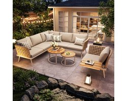 Top 10 loungesets tuin 2026: FloraGrace modulaire hoekbank voor 6 personen