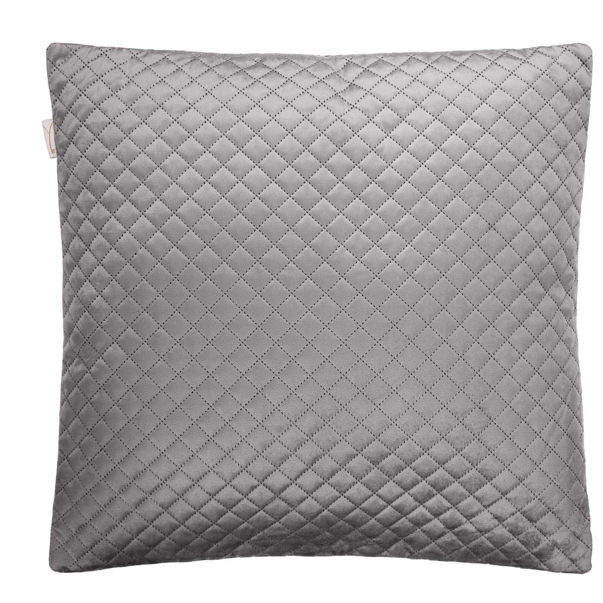 Yellow Kussensloop Victoria-pillowcase - Kussenhoes van 50x50 cm - 1 stuk - 100% Polyester - Grijs