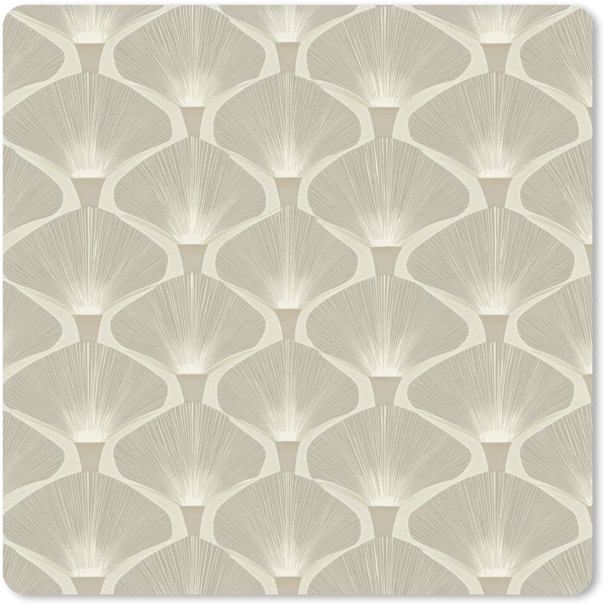 Muismat 30x30 cm - Mousepad Paneel - Ginkgo - Zand - Muismatten