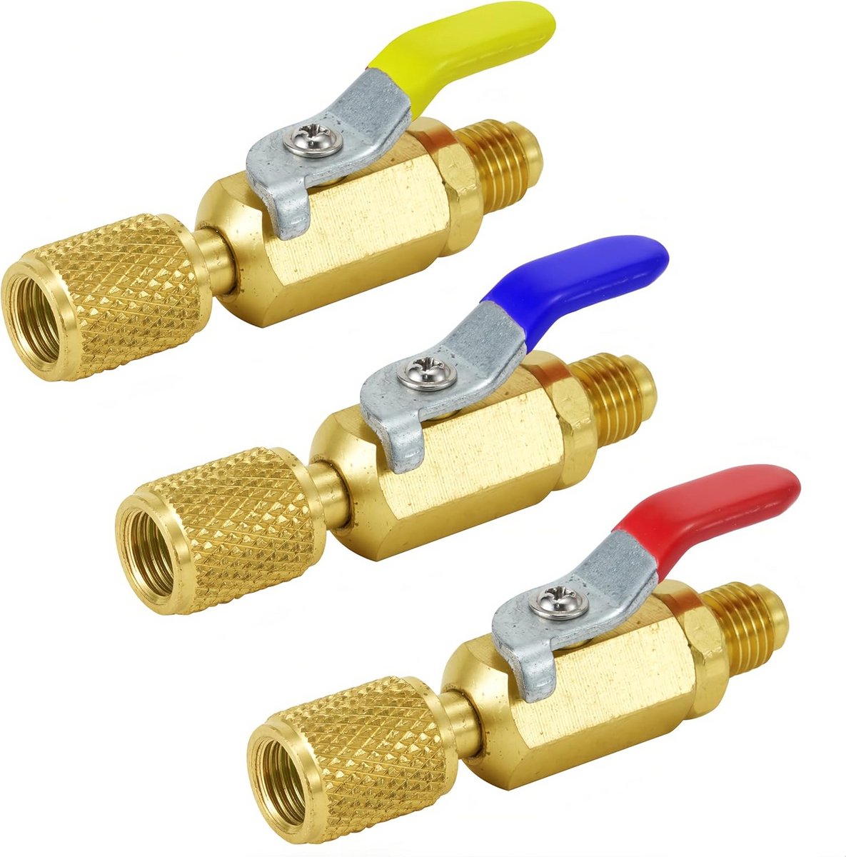 R134A Airconditioning Serviceafsluiter Set (3 Stuks) voor Koelleidingen