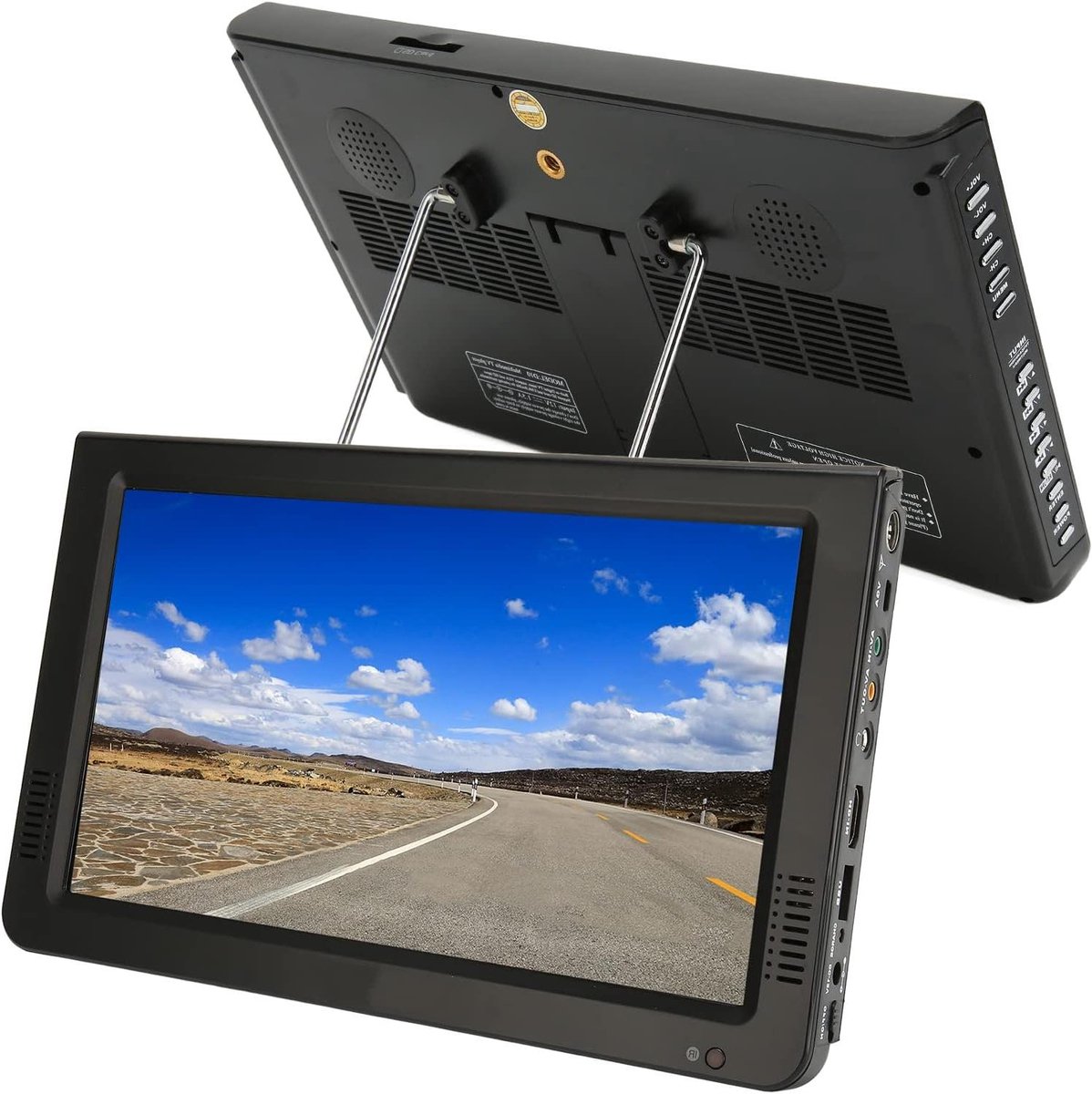 Draagbare Digitale TV - ISDB TV Auto TV - Onderweg Kijken - Inclusief Zuignap - 10 Inch - Zwart