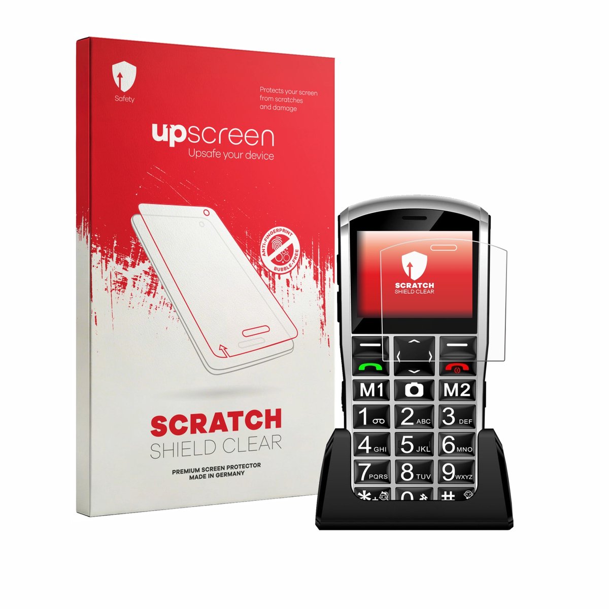 upscreen - Screenprotector voor Artfone A400 Pro 4G - Folie Beschermfolie transparant