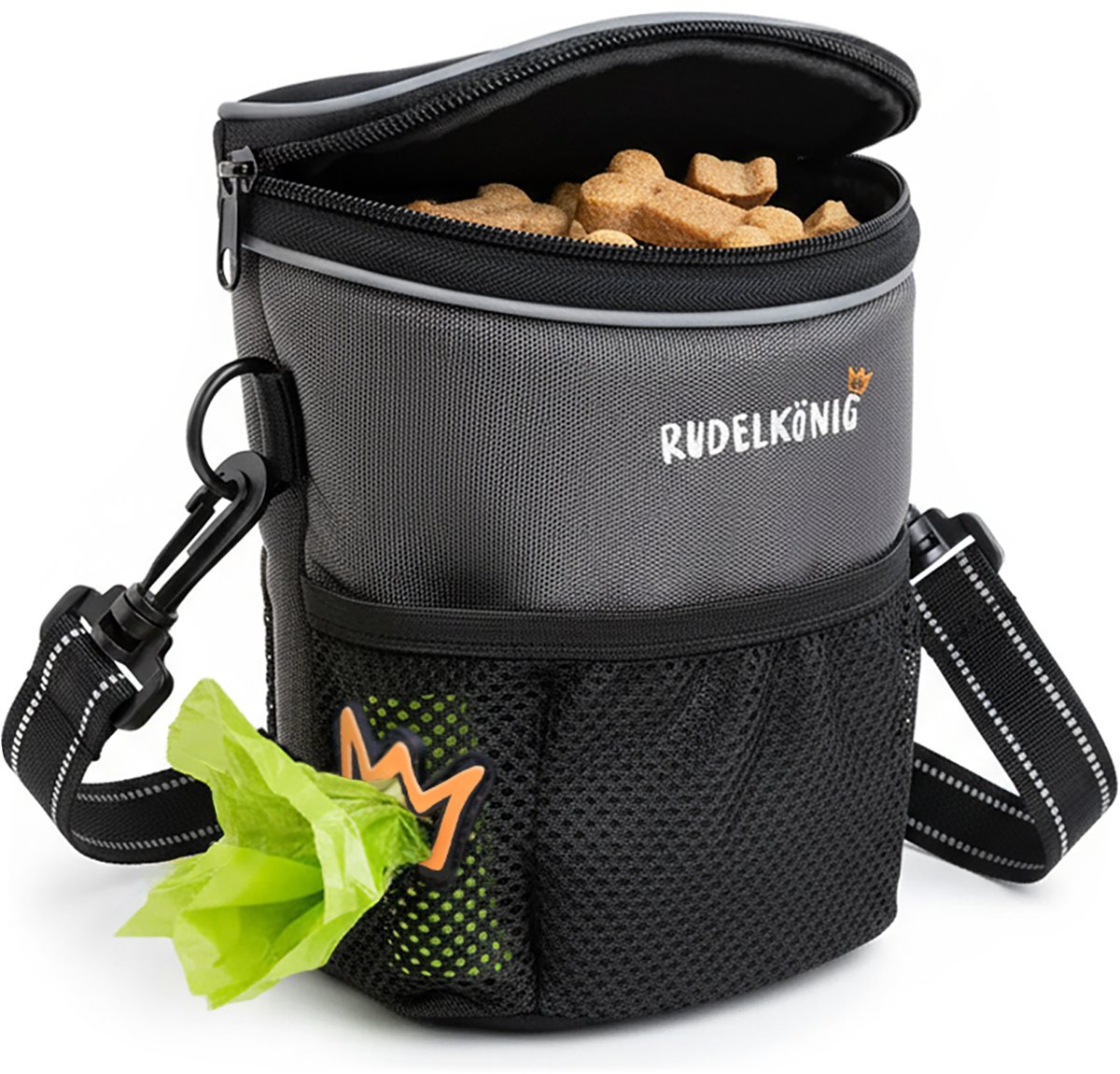 Rudelkönig Beloningstasje voor Honden – Praktisch snack tasje met poepzakjes houder