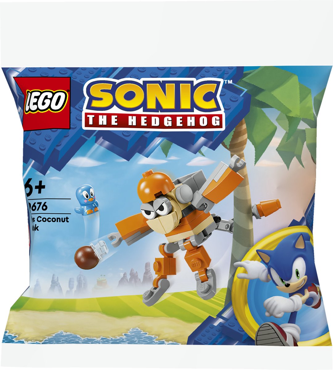 LEGO Sonic the Hedgehog - Kiki's kokosnotenaanval constructiespeelgoed 30676