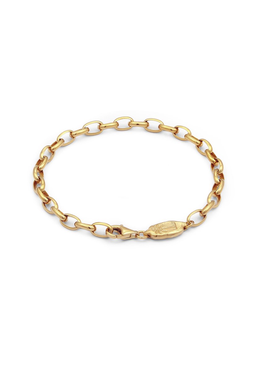 Haze & Glory - Armband - HG HAZE & GLORY - Armband heren in 925 Sterling Zilver, sieraden mannen, geoxideerd zilveren armband, anker ketting, palm, Coconut Society, 19-23 cm - Heren