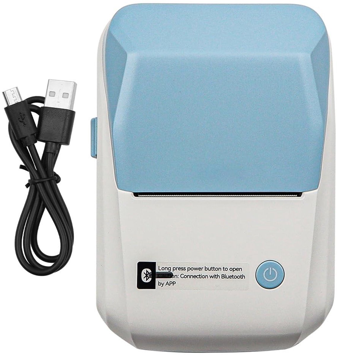 Store_8 - Bluetooth-labelprinter - Thermische printer - Compact en stijlvol - Ondersteunt labelpapierformaat 20-50 mm - Geschikt voor iOS en Android